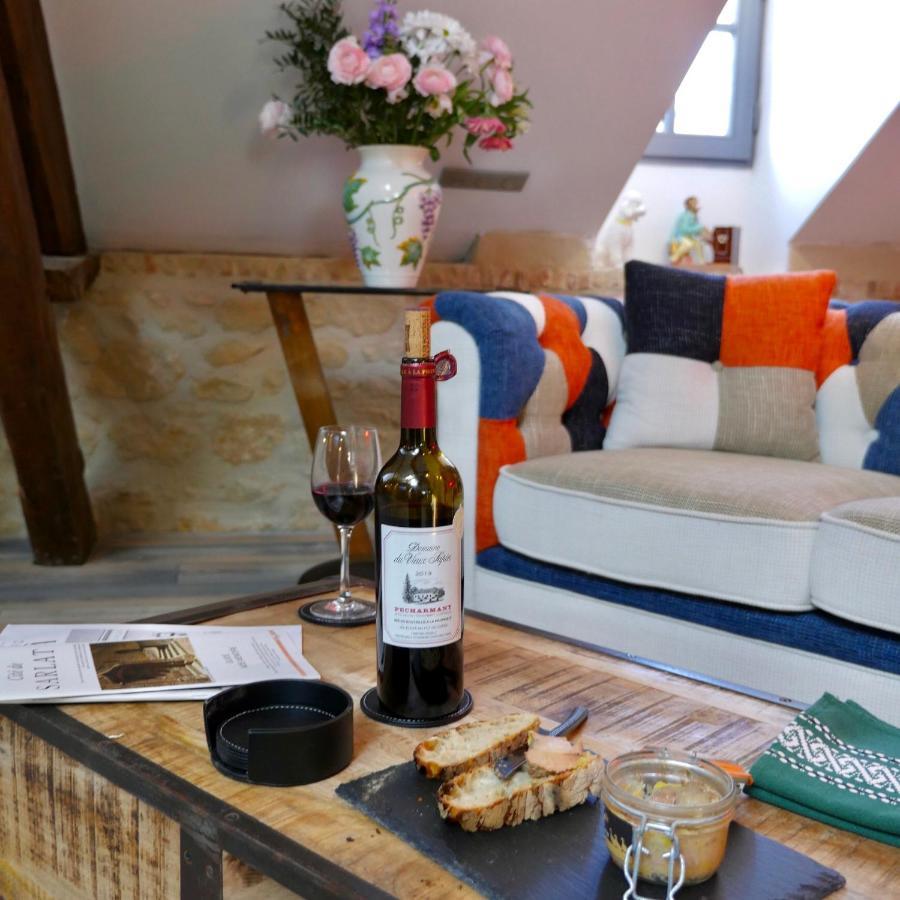 In Sarlat Luxury Rentals, Medieval Center - Loft Stella Matutina -2P-Ascenseur-Climatisation المظهر الخارجي الصورة