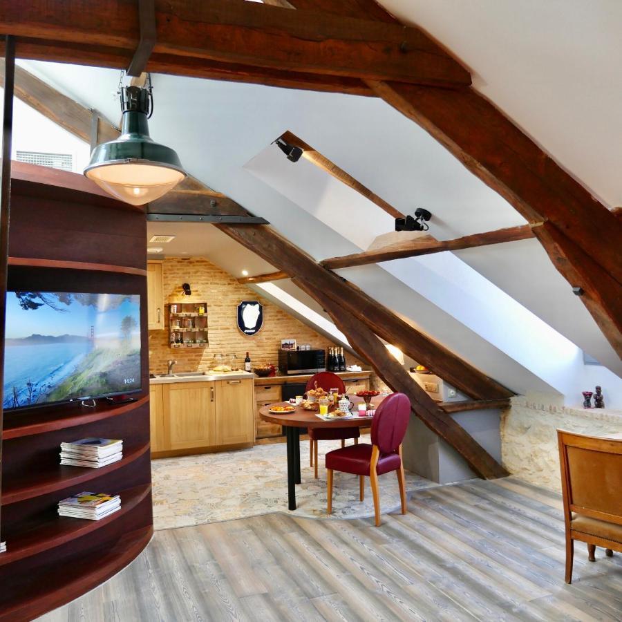 In Sarlat Luxury Rentals, Medieval Center - Loft Stella Matutina -2P-Ascenseur-Climatisation المظهر الخارجي الصورة