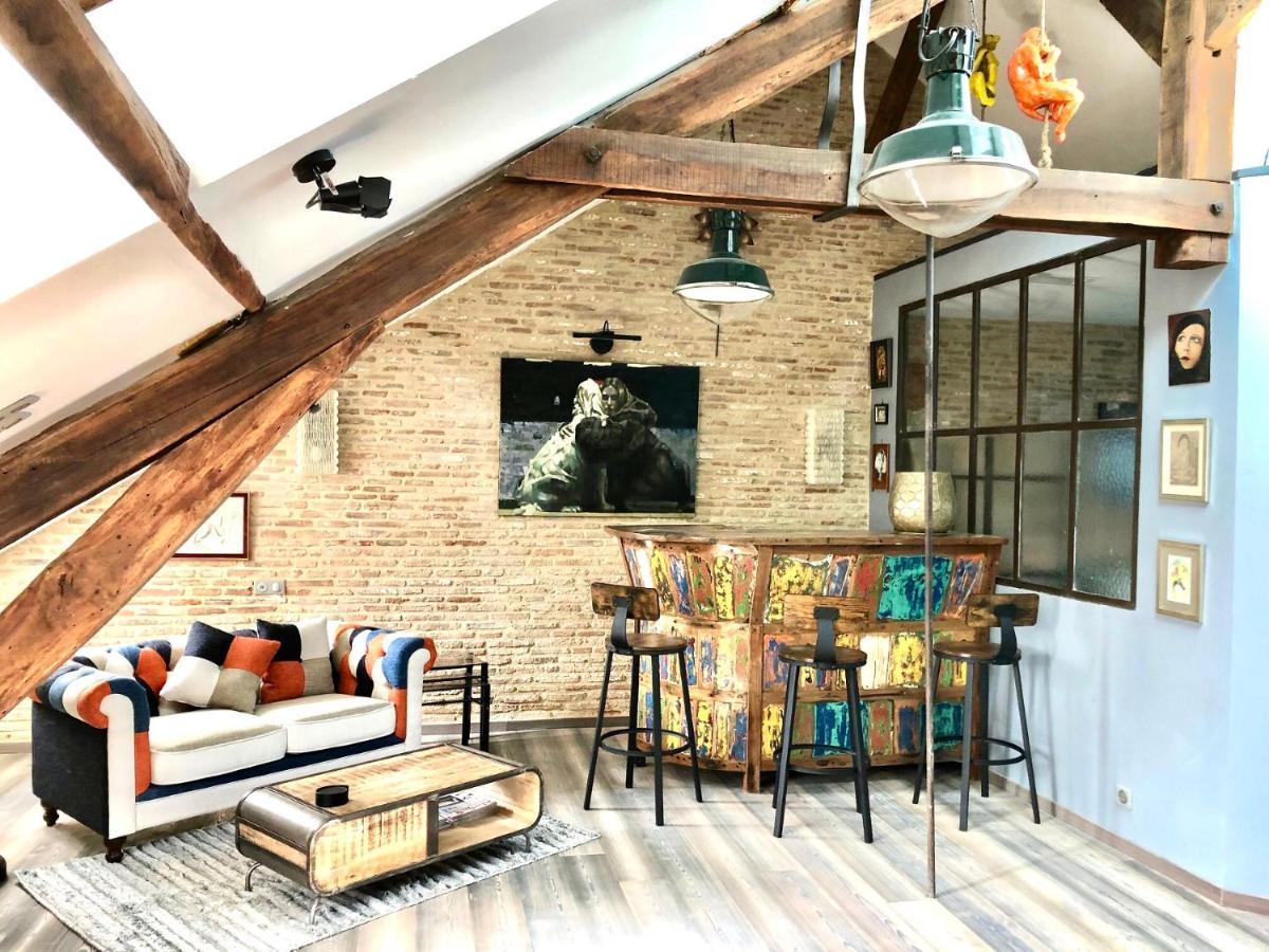 In Sarlat Luxury Rentals, Medieval Center - Loft Stella Matutina -2P-Ascenseur-Climatisation المظهر الخارجي الصورة